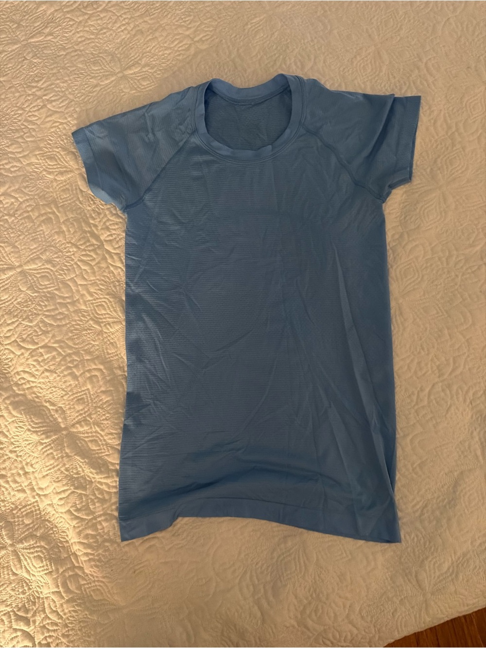lululemon athletica Sky Blue Short Sleeve Performance Tee
